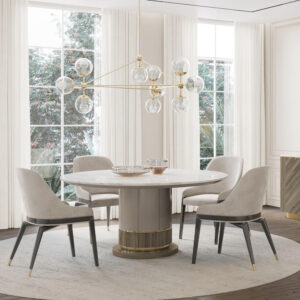 Mesa de comedor redonda Mattea