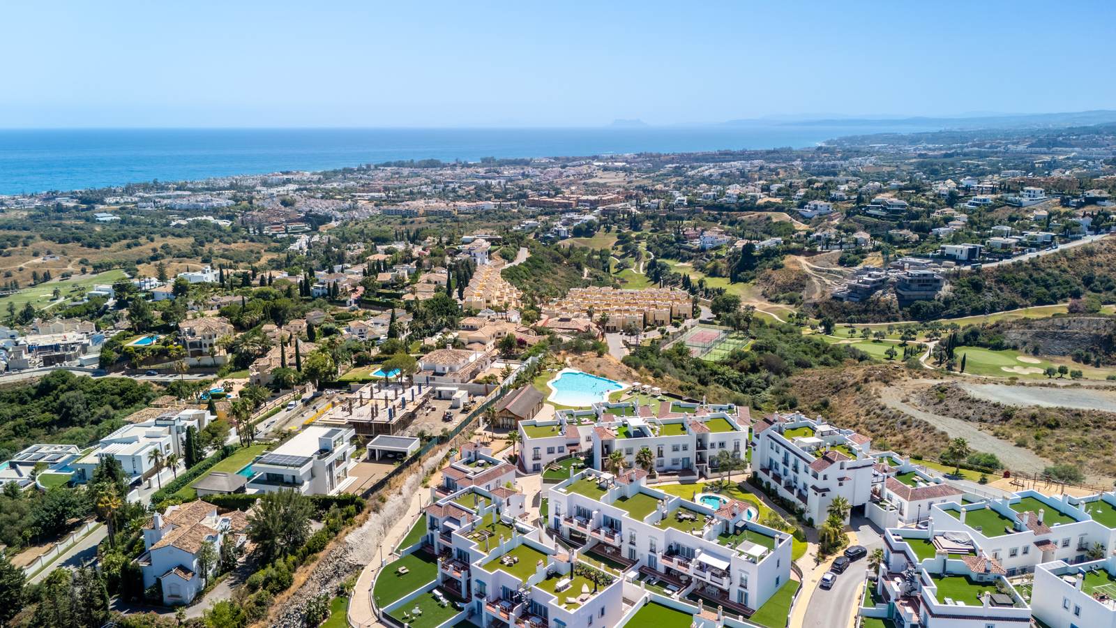 Panorama wybrzeża Costa del Sol